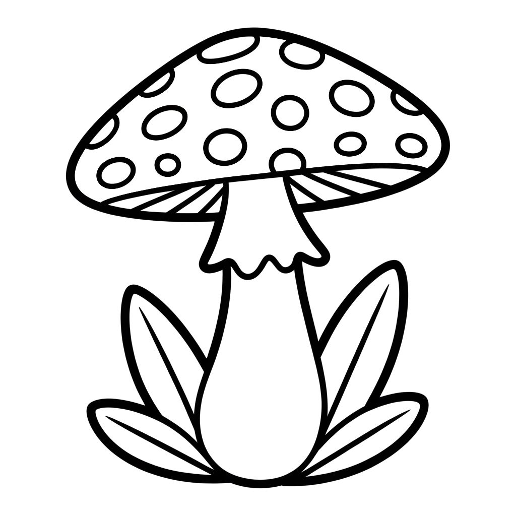 champignon dessin