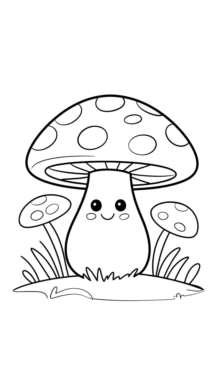dessiner champignon