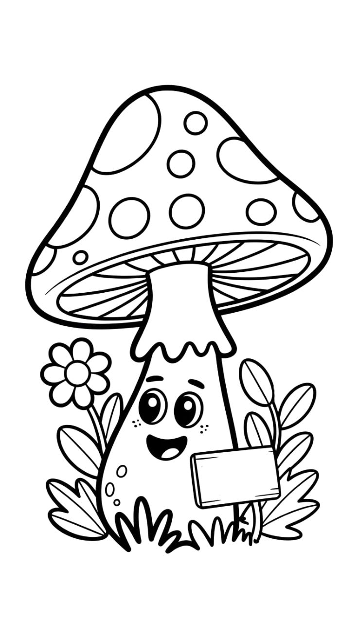 champignon dessins