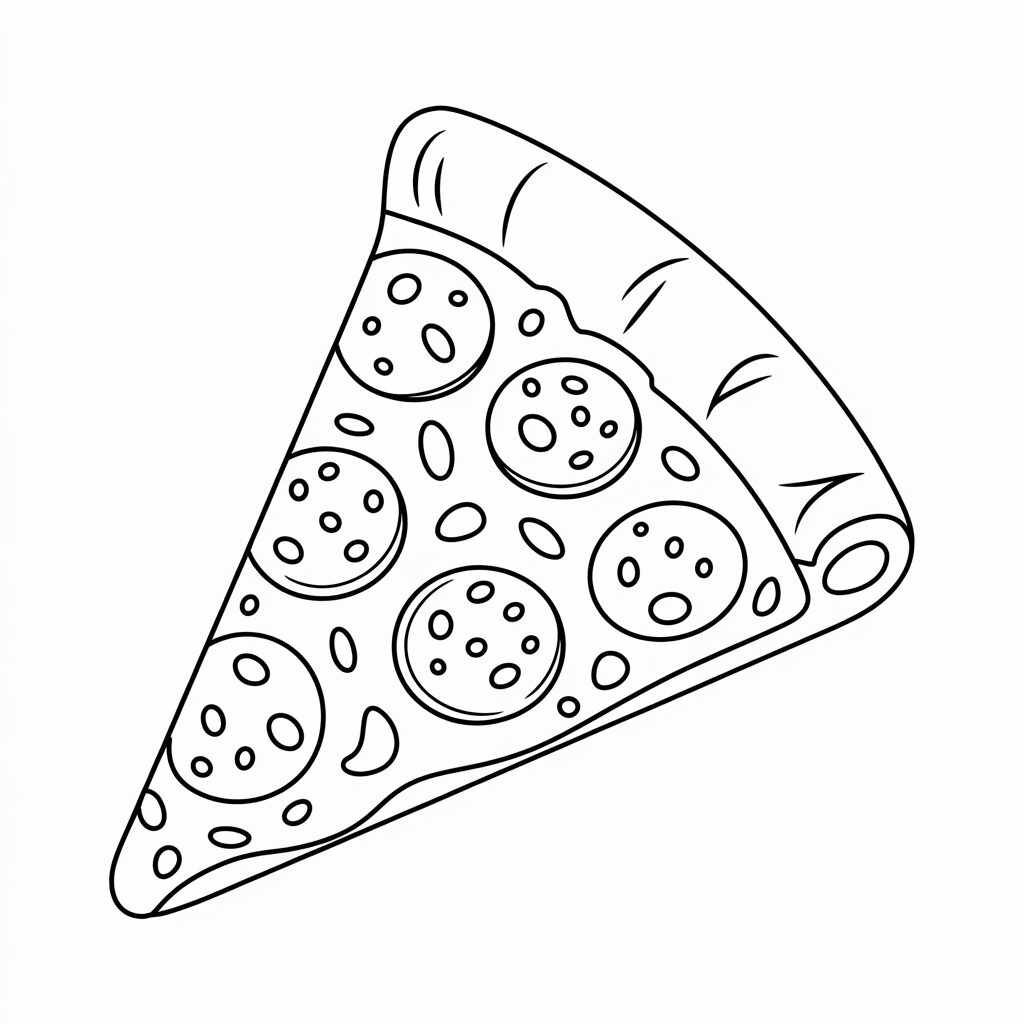 dessin de pizzas