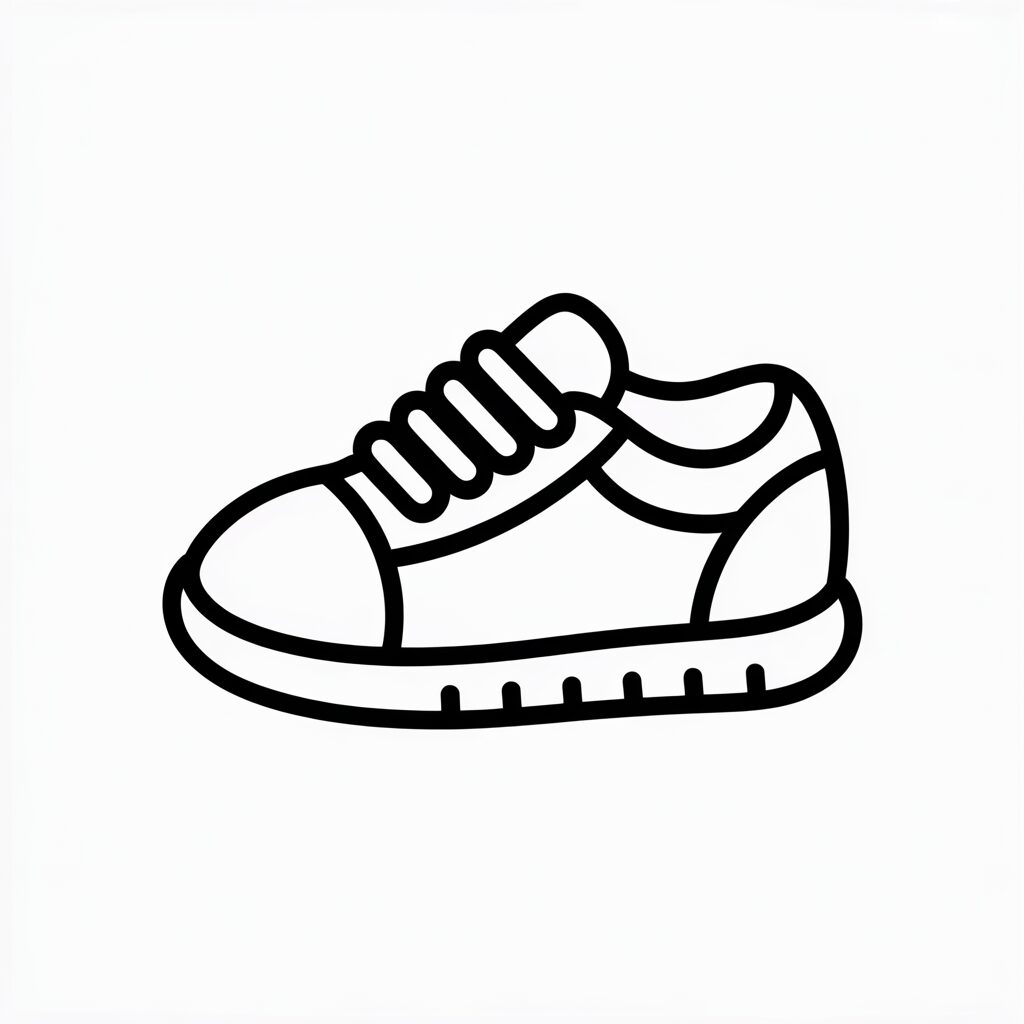 dessin chaussure nike