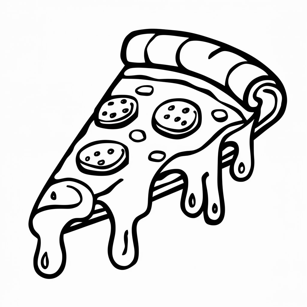 pizzas dessin