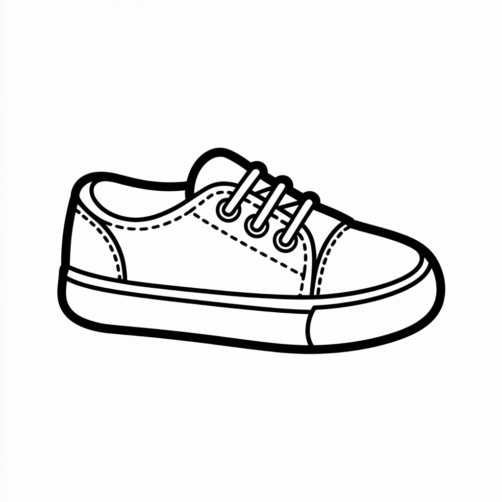 dessin chaussures facile