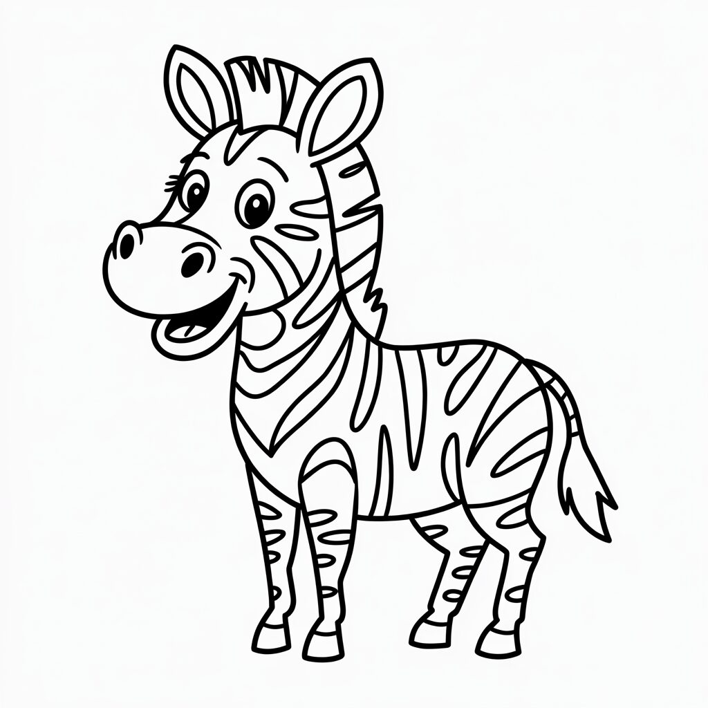 zebra dessin