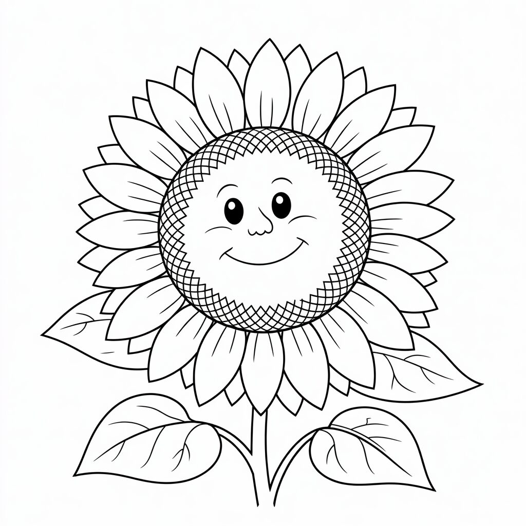 dessin tournesols