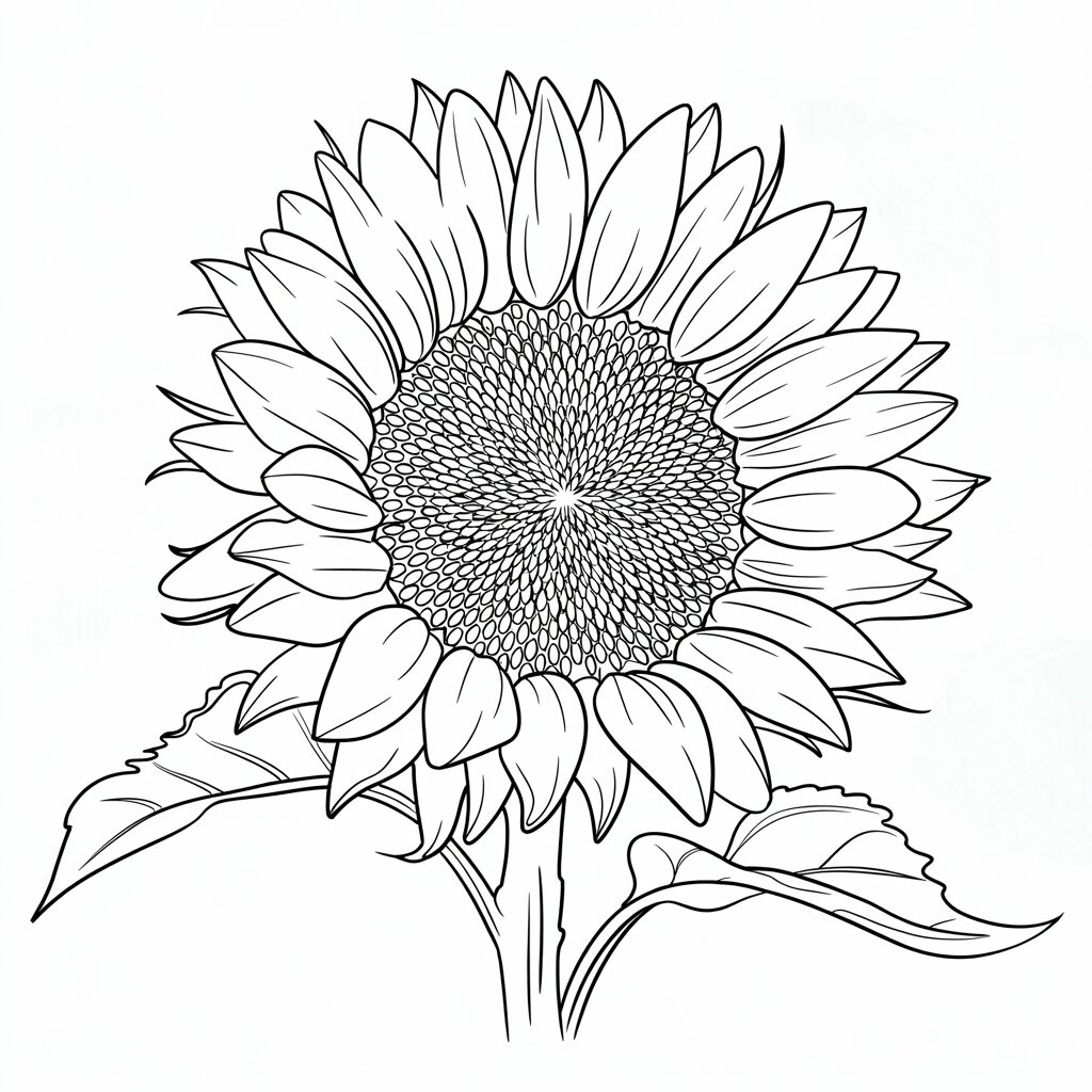 dessin de tournesol