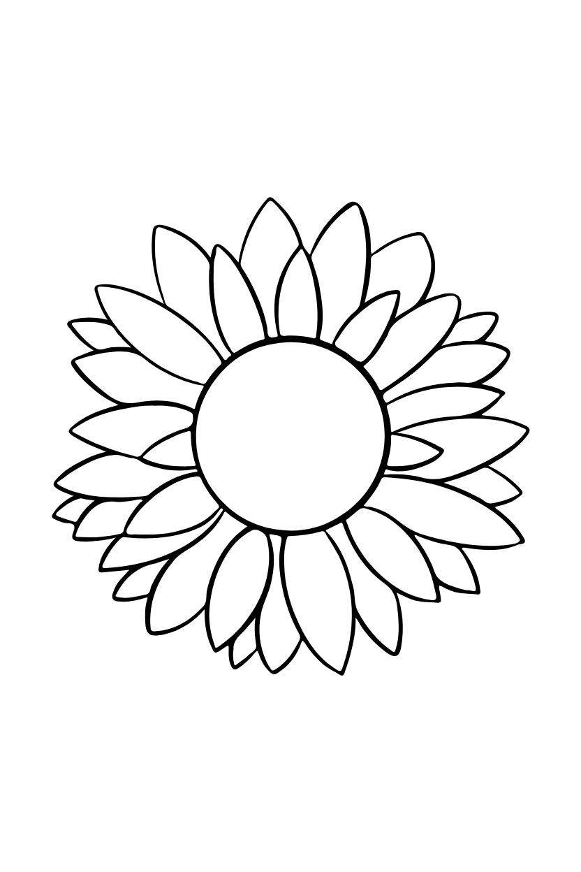 Coloriages de tournesols