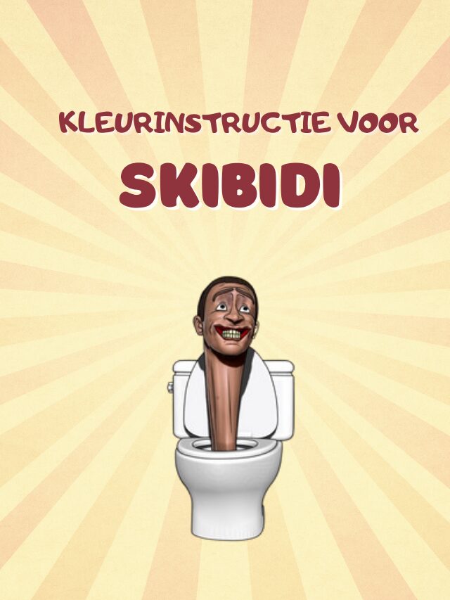 Kleurinstructie voor Skibidi