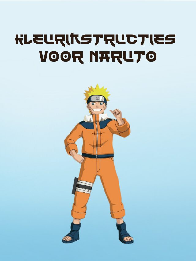Kleurinstructies voor Naruto