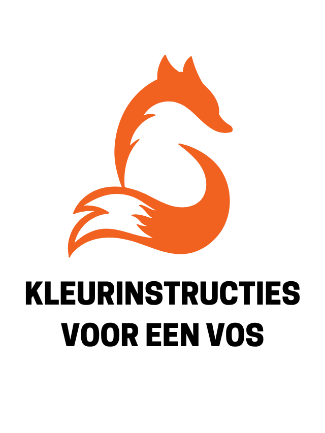 Kleurinstructies voor een vos