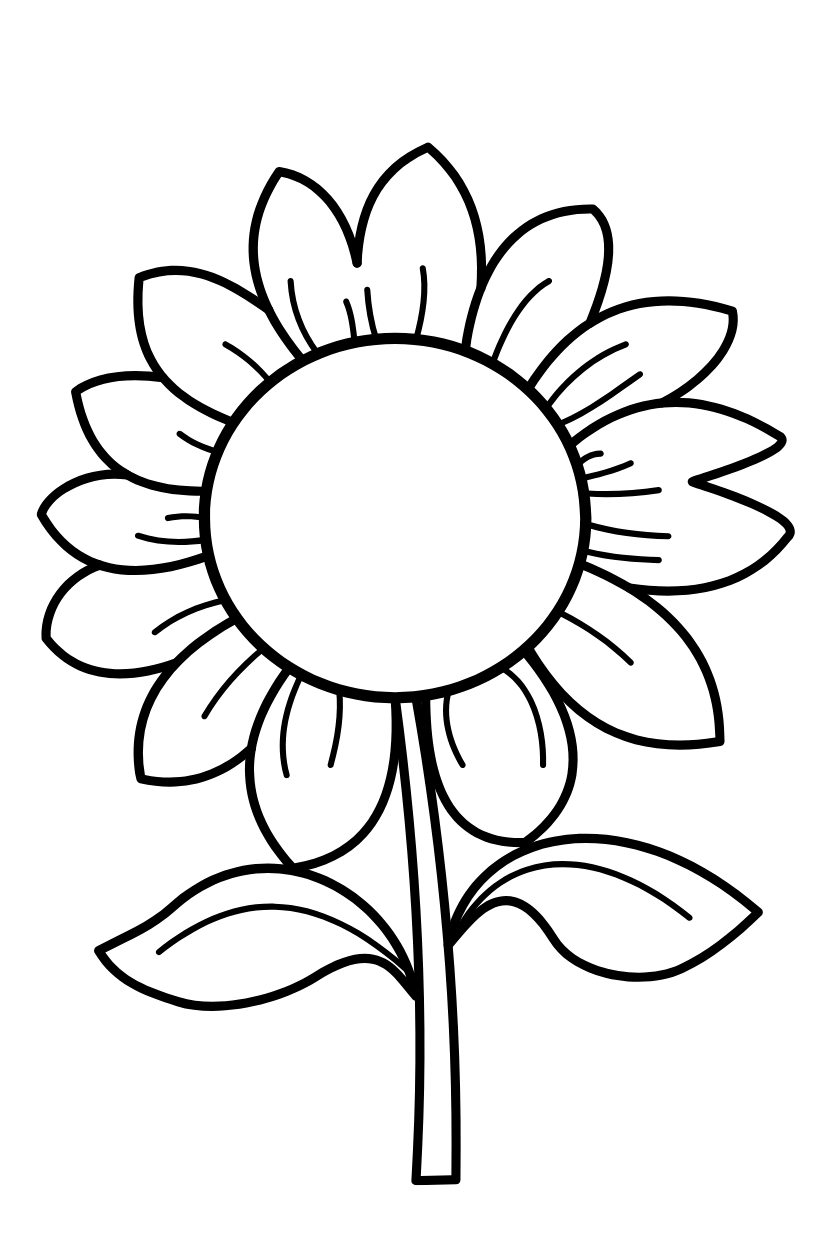 Coloriages de tournesols