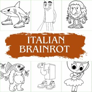 Coloriages Italian Brainrot