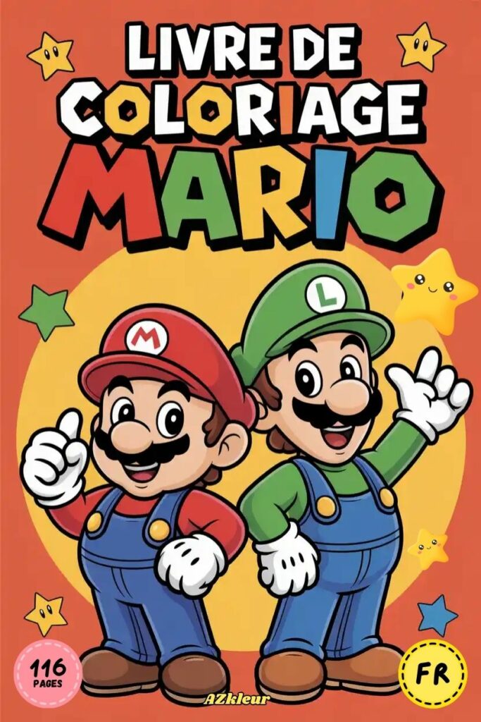 116 Pages de Coloriages Mario