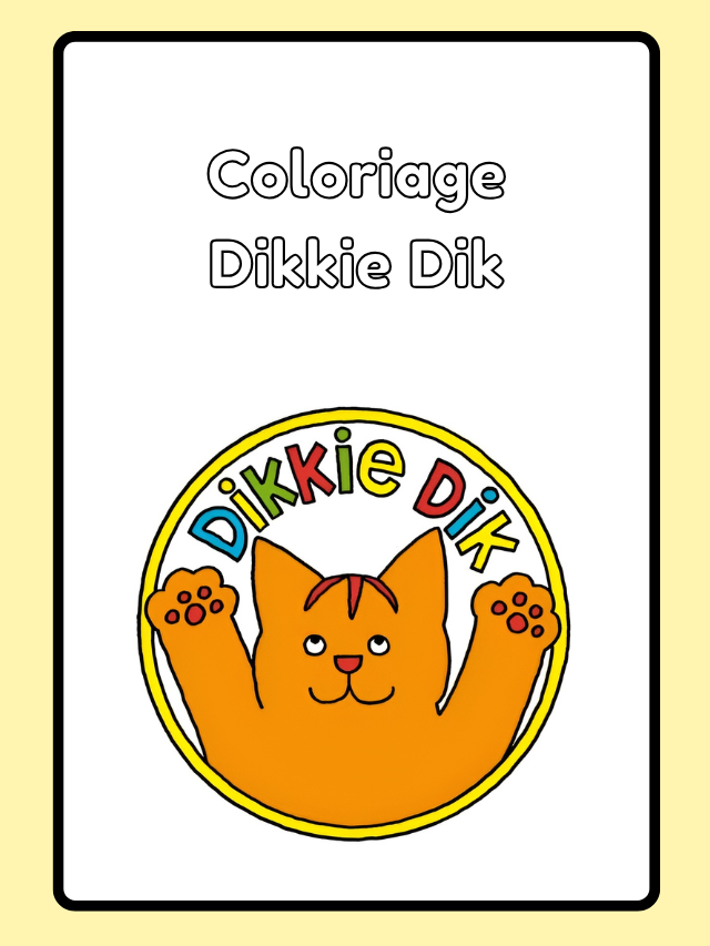 Instructions de coloriage pour Dikkie Dik