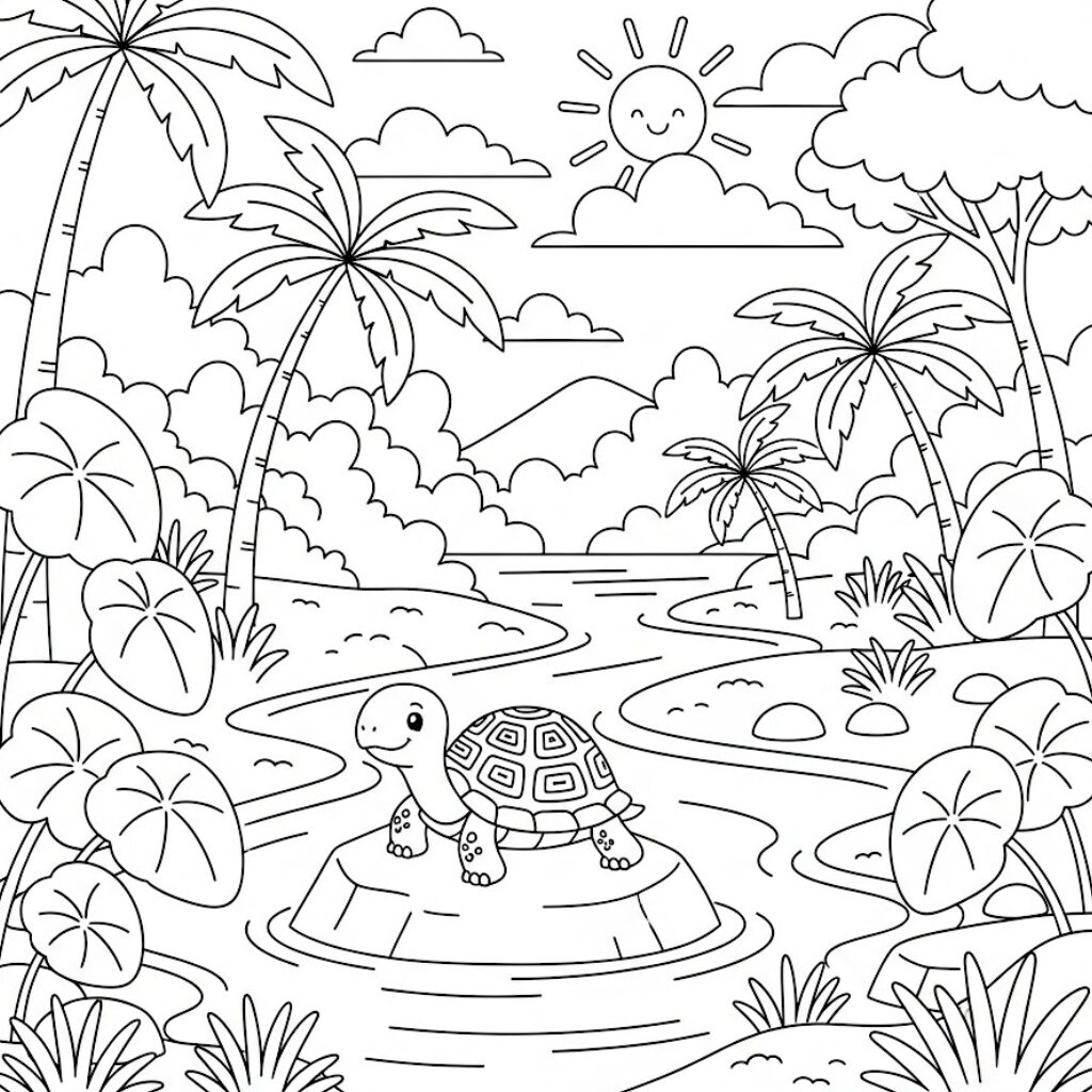 coloriages de la jungle