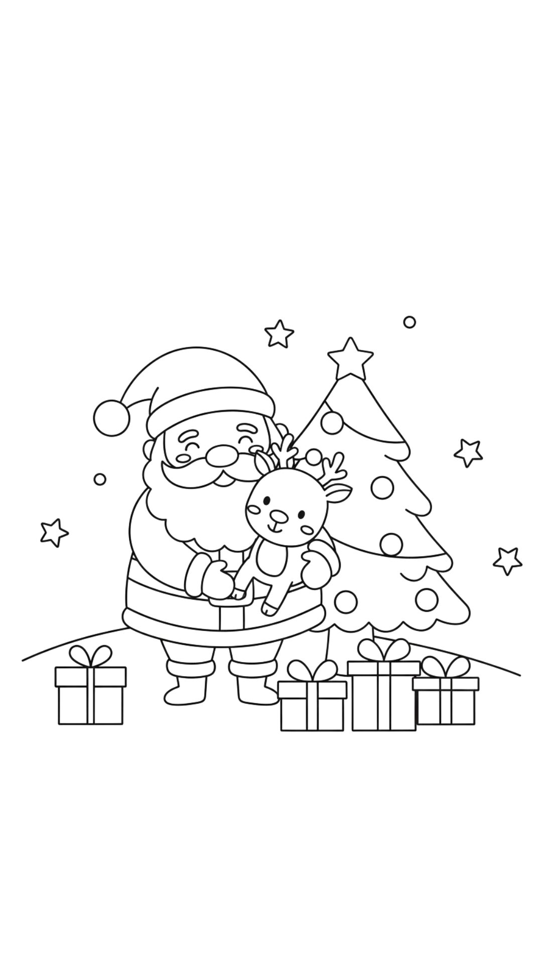 coloriage Noël mignon