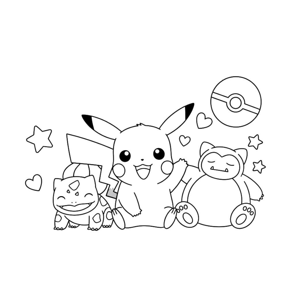 coloriage Pokémon mignon