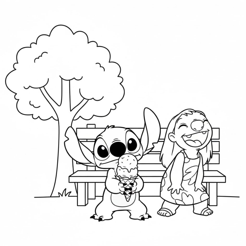Coloriages Lilo et Stitch