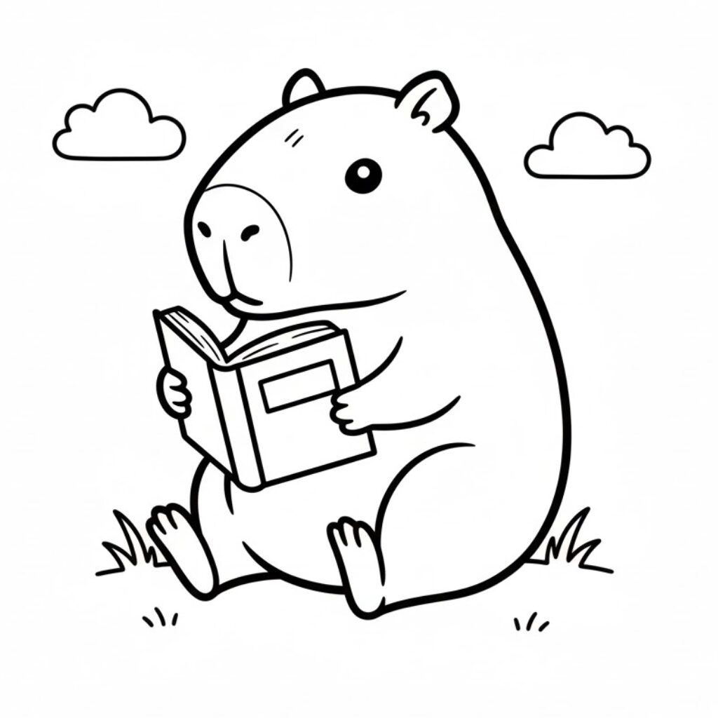 Coloriages Capybara