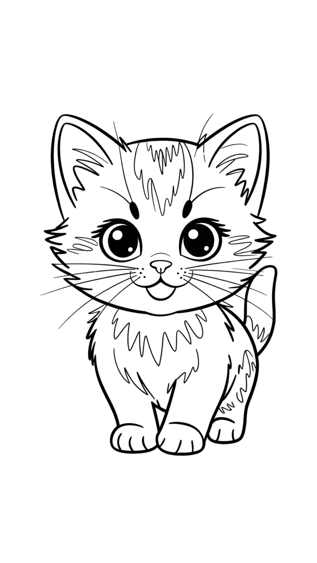 coloriage chats mignons