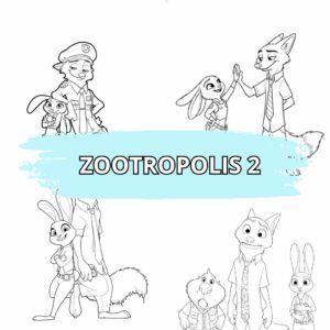 Zootopie 2 Coloriages